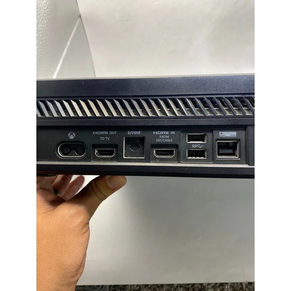 Microsoft Xbox One 1TB Black Console with Controller & Cords Tested And Working